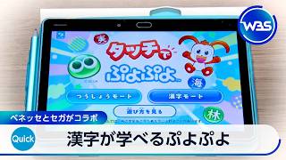 漢字が学べるぷよぷよ ベネッセとセガがコラボ【WBS】