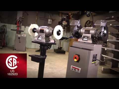 JET 8-Inch Variable Speed Grinder and 8-Inch Variable Speed Buffer