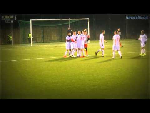 Bramka Patryka Strusa - RTS Widzew Łódź - KS Opatówek - 05.03.2016 - Byczyna