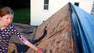 Getting Started on the ROOF | Removing the Old Shingles
