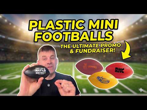 Custom Printed Mini Footballs for Promotions and Giveaways