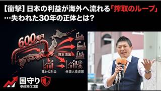 衝撃】日本の利益が海外へ流れる「搾取のループ」…失われた30年の正体とは？#高市内閣#高市早苗#政治#神谷宗幣