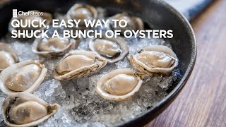 ChefSteps Tips & Tricks: Quick, Easy Way to Shuck A Bunch of Oysters