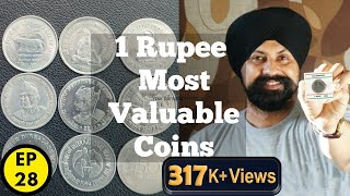 Most Valuable 1 Rupee Commemorative Coins