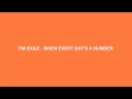 Tim Exile - When Every Day's a Number 