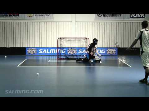 Salming Academy Goalie - Shots and rebound control