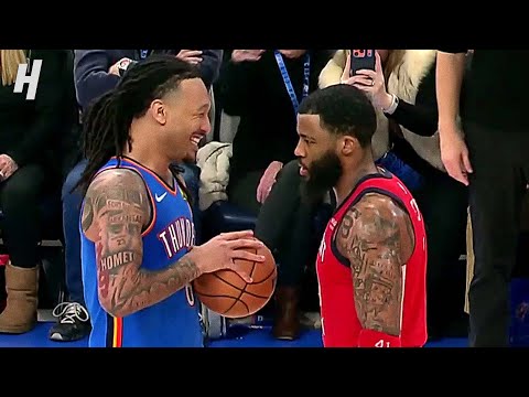 OKC and Pelicans GOT INTO IT 😳 Jaylin Williams and Sadiq Bey hustling for the ball