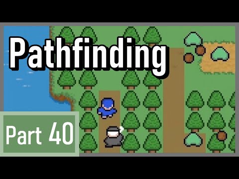 Pathfinding (NPC Follows Player/Aggro Monsters) - How to Make a 2D Game in Java #40