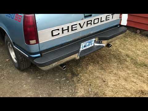 1991 Chevy C1500 350 TBI Dynomax Race Bullets