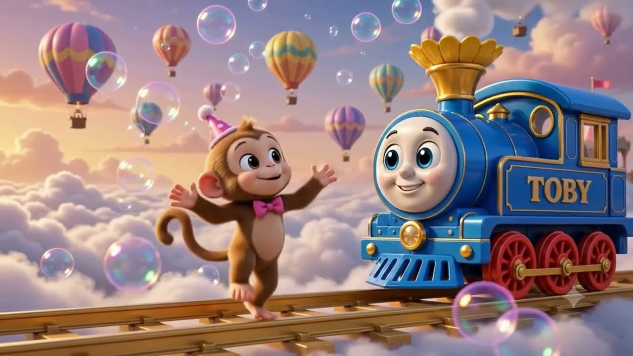 Follow the Advanture with Toby Train, Pip & Bella #trending #kidsfantasyadventure #shorts