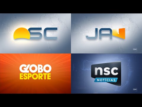 Vinhetas Bom Dia SC, Jornal do Almoço SC, Globo Esporte SC e NSC Noticias - NSC TV (Globo)