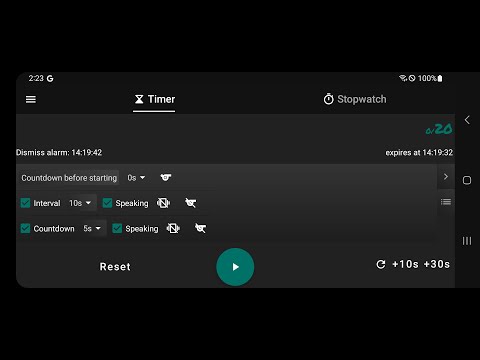Speaking Timer Voice Stopwatch Video