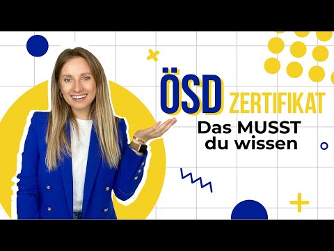 ÖSD - Zertifikat. Große Testübersicht || Learn German Fast