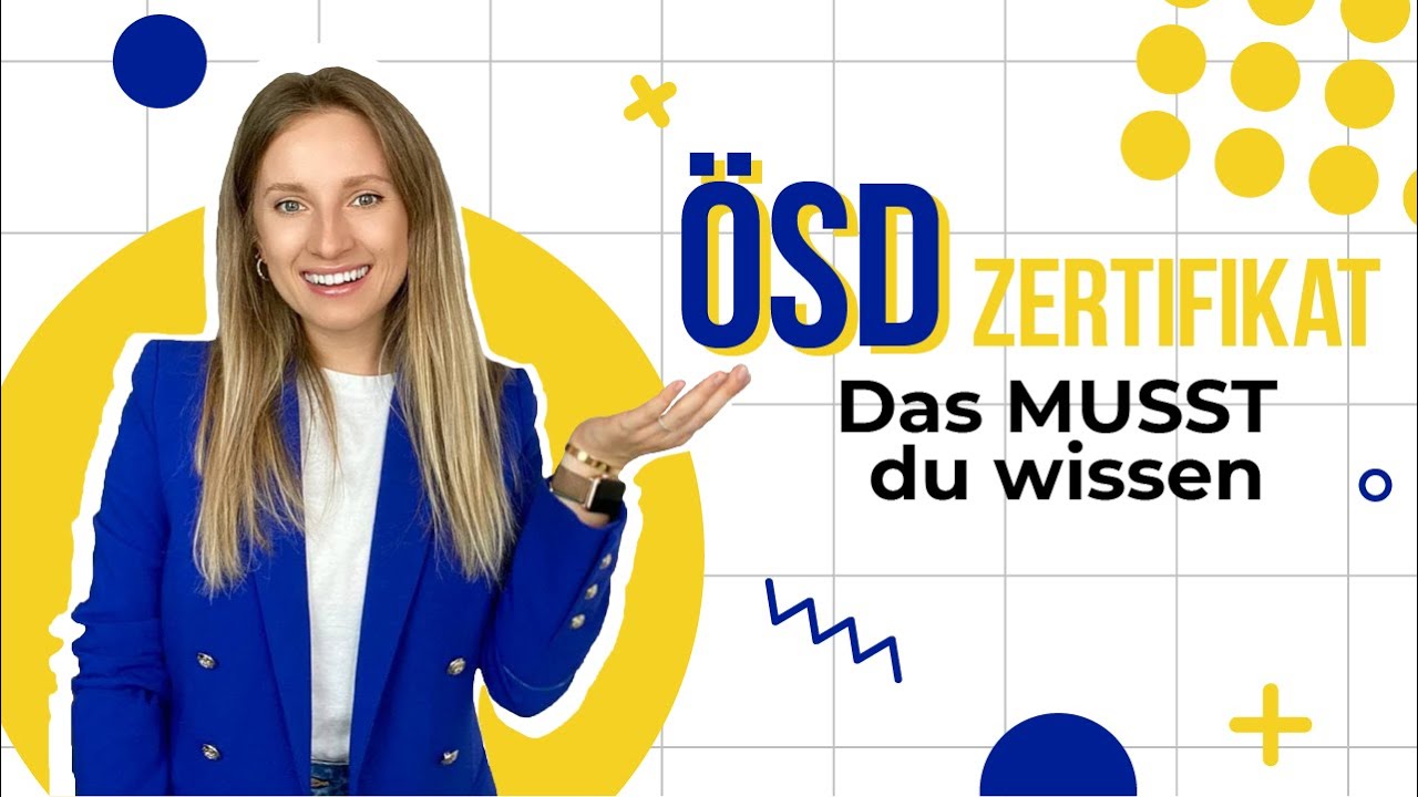 ÖSD - Zertifikat. Große Testübersicht || Learn German Fast