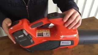 Einweisung in den Husqvarna Akku Blower