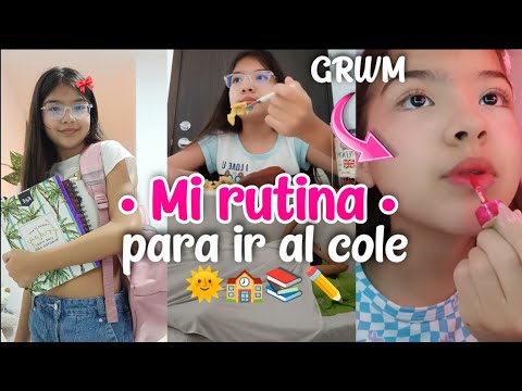 MY MORNING ROUTINE FOR GOING TO SCHOOL 🌞🏫📚+ GRWM 🎀✨ productive, EVERYDAY routine