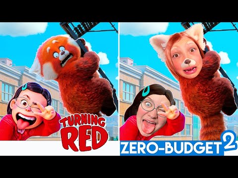 TURNING RED Mei Lee With ZERO BUDGET! Funny Disney MOVIE PARODY By KJAR Crew!
