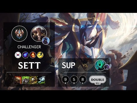 Sett Support vs Thresh - KR Challenger Patch 10.11