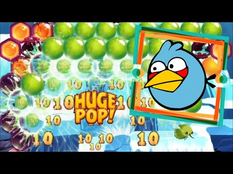 AB POP Angry Birds Level 405-407 game play hard level Win Win with high score!