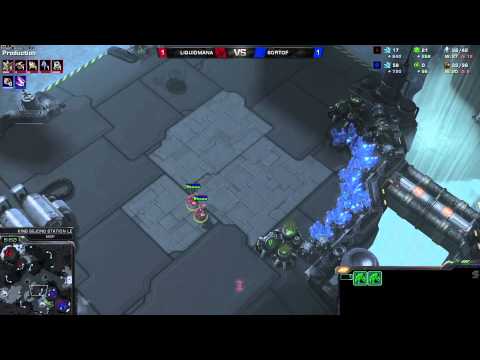 PvZ Mana vs SortOf- g3 - Starcraft 2 HD polski komentarz Heart of the Swarm