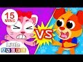 Dogs Vs Cats Apples Vs Bananas Kids Songs And Nursery Rhymes By Little Angel