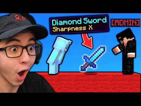 Hypixel Admin Gives Me OP ITEMS in Minecraft Bedwars...