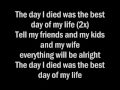 Just Jack - The Day I Died (lyrics) 