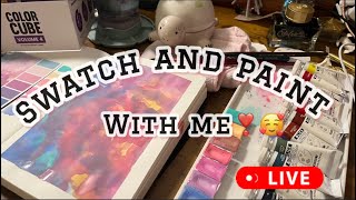 @SarahRenaeClark  color cube #4 and 🌈BLICK WATERCOLORS SWATCH 🌈