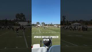 SAINTS TRAINING CAMP DAY 6 SPENCER RATTLER TO MASON TIPTON