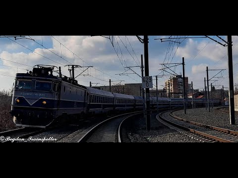 IR-N 1765 Timisoara Nord-Iasi leaving Arad station with EA 637  09.02.2022...
