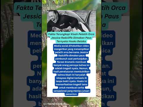 Fakta Terungkap! Kisah Pelatih Orca Jessica Radcliffe Dimakan Paus Ternyata Hoaks Belaka #berita