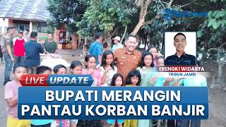 Penanganan Banjir Merangin, Bupati Cek Lokasi dan Dapur Umum