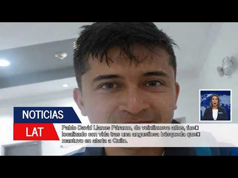 Ingeniero desaparecido en Quito localizado descalzo y desorientado en Baños