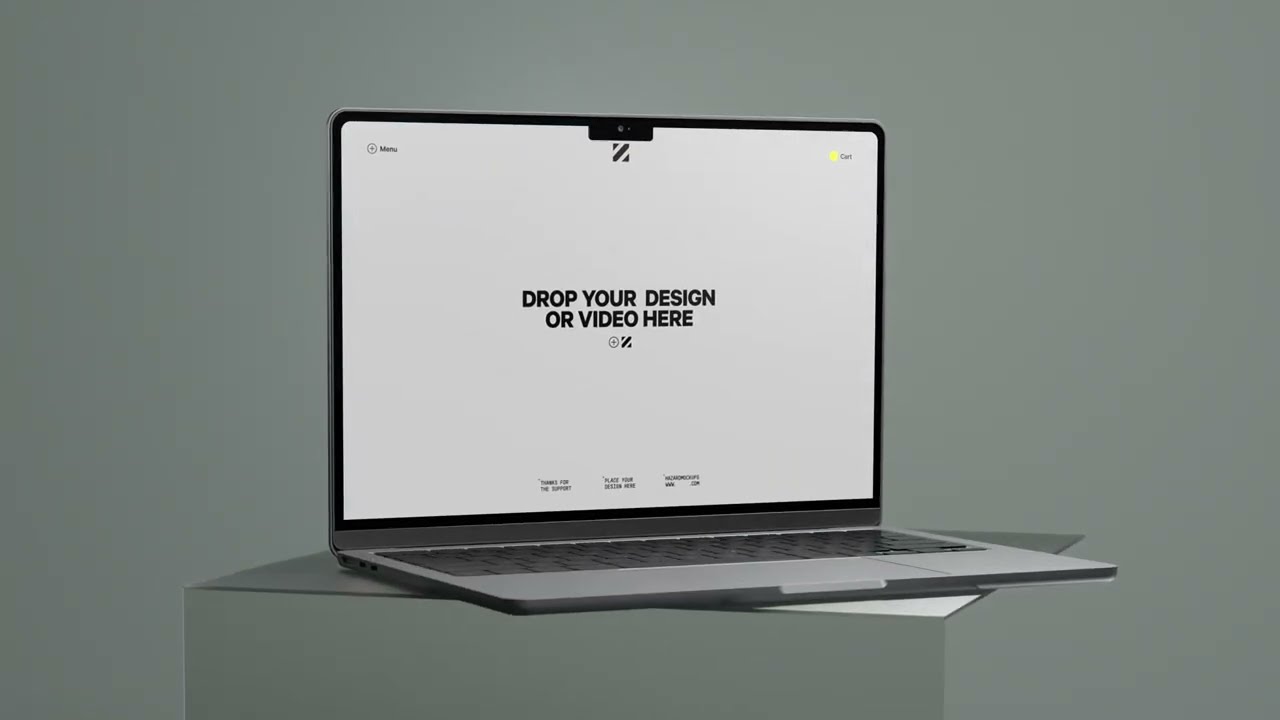 Hazard Mockups - Animated Macbook