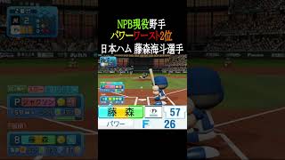 【NPB現役野手】パワーワースト3【パワプロ2026】 #shorts