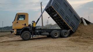 Mahindra Blazo X 25 Dumper Unloading Mitti || #sujal13