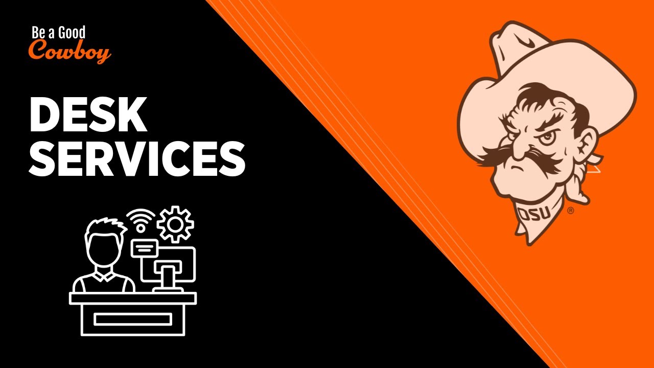 ResLife Desk Service | Be a Good Cowboy