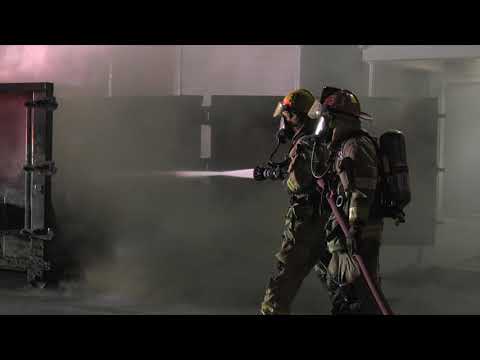 Large Dumpster fire next to Motel (Bonus scene at end)