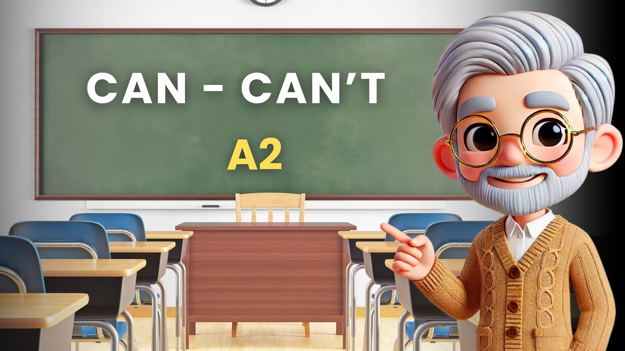 Ep. 14. Can & Can’t – Learn Modal Verbs with a Story | A2 English Listening & Grammar