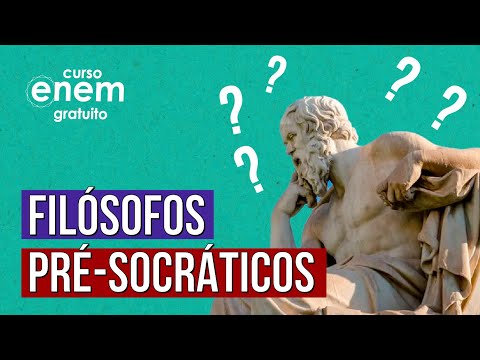 PRE-SOCRATIC PHILOSOPHERS | Learn now in the Enem Philosophy Summary. Prof. Marciel Evangelista