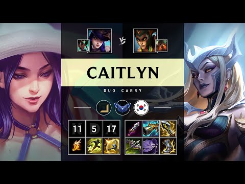 Caitlyn ADC vs Cassiopeia: Unstoppable - KR Diamond Patch 25.S1.2