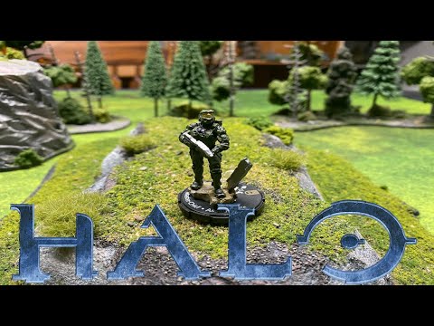 Halo Action Clix Battle Report 1 ( With Wargame Terrain)