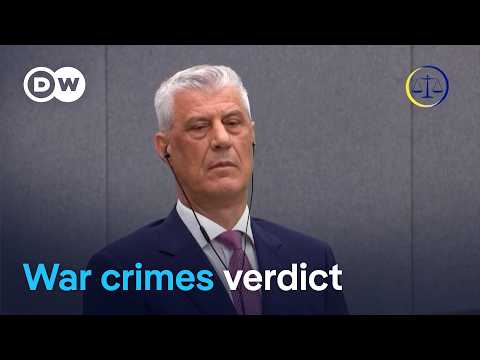 Former Kosovo president Hashim Thaci guilty of war crimes after landmark trial | DW News