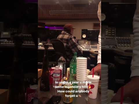 Pop Smoke & Travis Scott In The Studio Making GATTI