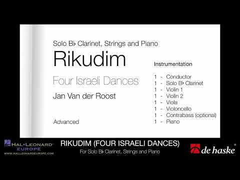 Rikudim - Four Israeli Dances – Jan Van der Roost