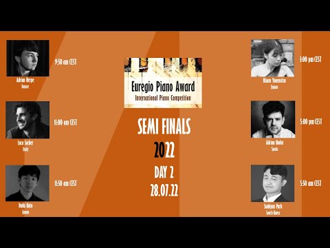 Euregio Piano Award 2022 - Semi finals - Day 2