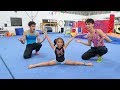 LEARNING GYMNASTICS WITH OUR FAVORITE GIRL