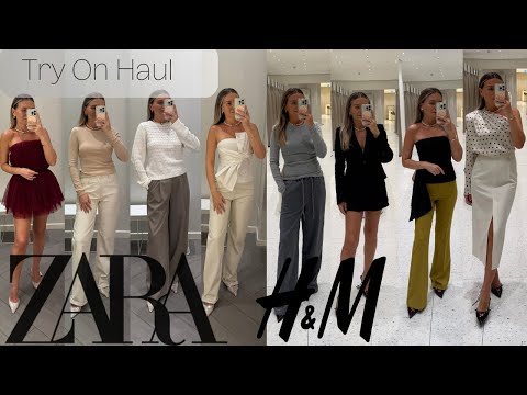 Latest ZARA & H&M ** | Try On HAUL | **