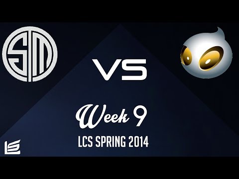 NA LCS 2014 Spring W9D2: Team Solomid vs Dignitas Highlights