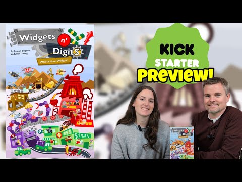 #Kickstarter Preview of Widgets n' Digits | Check Out This Business Running Tableau-Building Game!